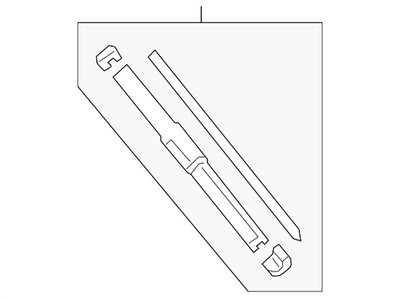 Genuine Honda Wiper Blade 76630-TVA-A01