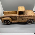 Vtg. 1961 Tonka Farm Truck Tan -yellow Pressed Steel