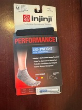 Injinji Unisex Black Performance Series Lightweight Toesocks