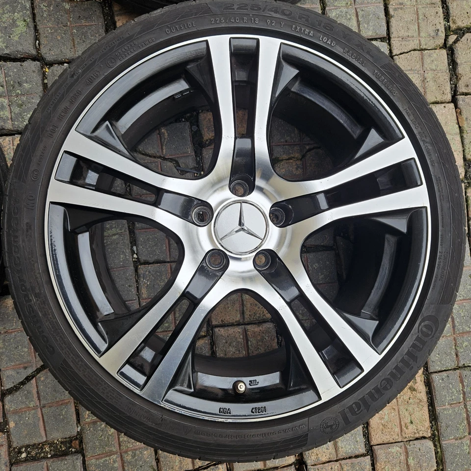Felgen Platin RP1 18" 5x112 225/40 Reifen Mercedes W204 W205 W212 W176 245G ClA - Bild 3 von 4