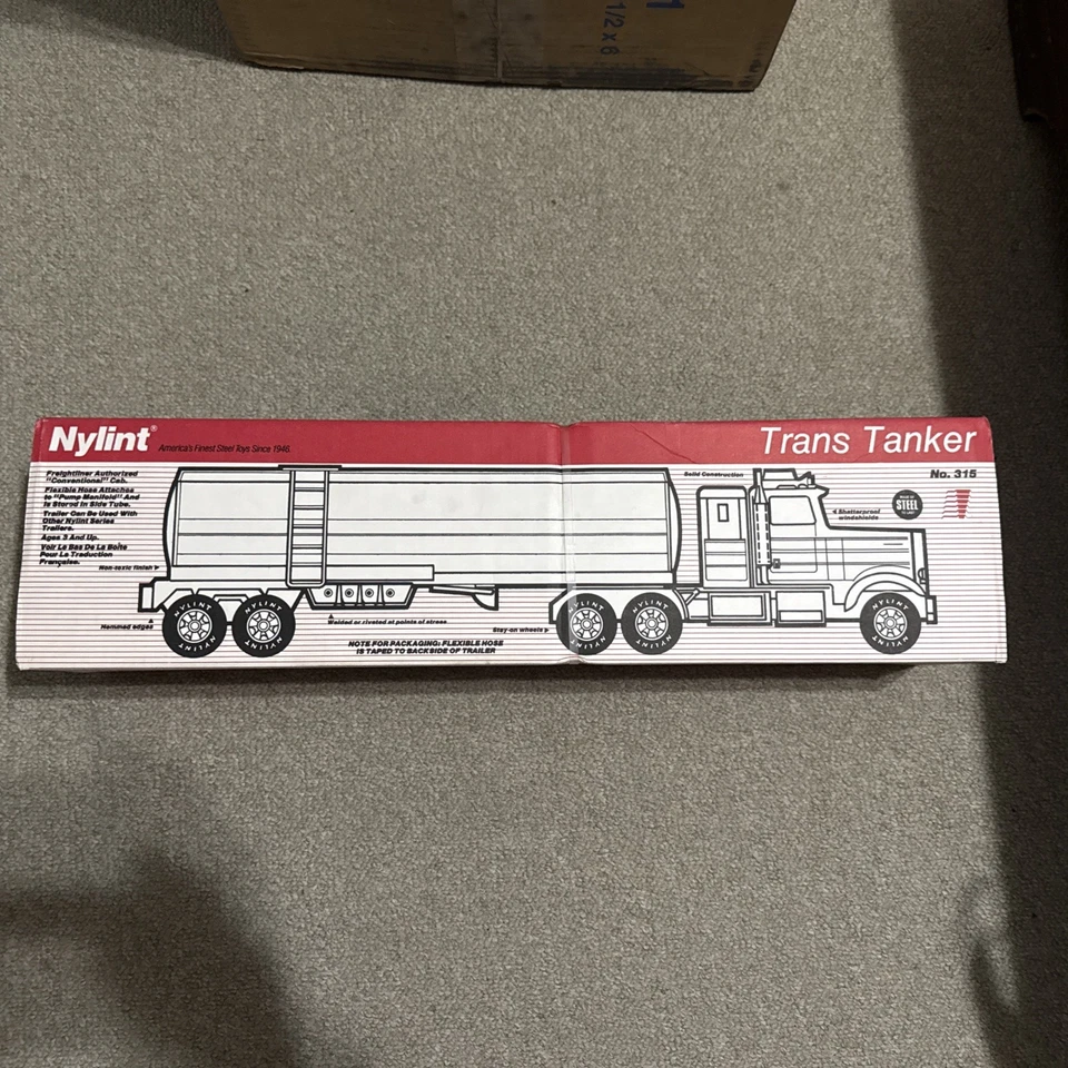 Nylint Briggs & Stratton Trans Tanker Truck No.315 VTG 25" New In Box - Image 3 of 4