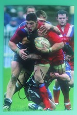 Michael Korkidas hand signed photograph Rugby League 6x4'' Greece Wakefield