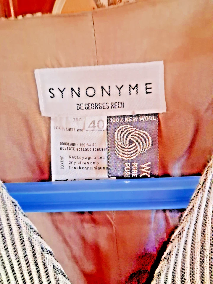 Gilet sans manches 100% laine Georges RECH T40 - Photo 3/3