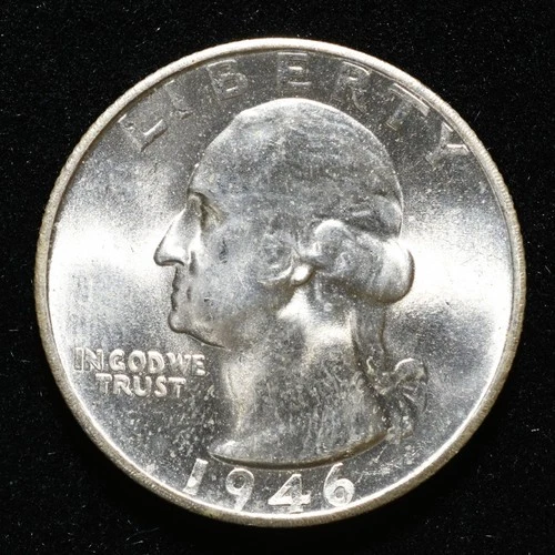1946-S Washington Quarter — photo from the most recent tracked eBay sale