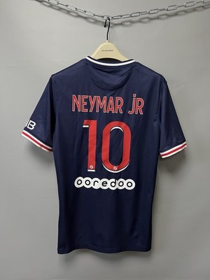 Nike PSG 2020/21 Authentic Neymar Jr #10 Home Jersey T Shirt Size