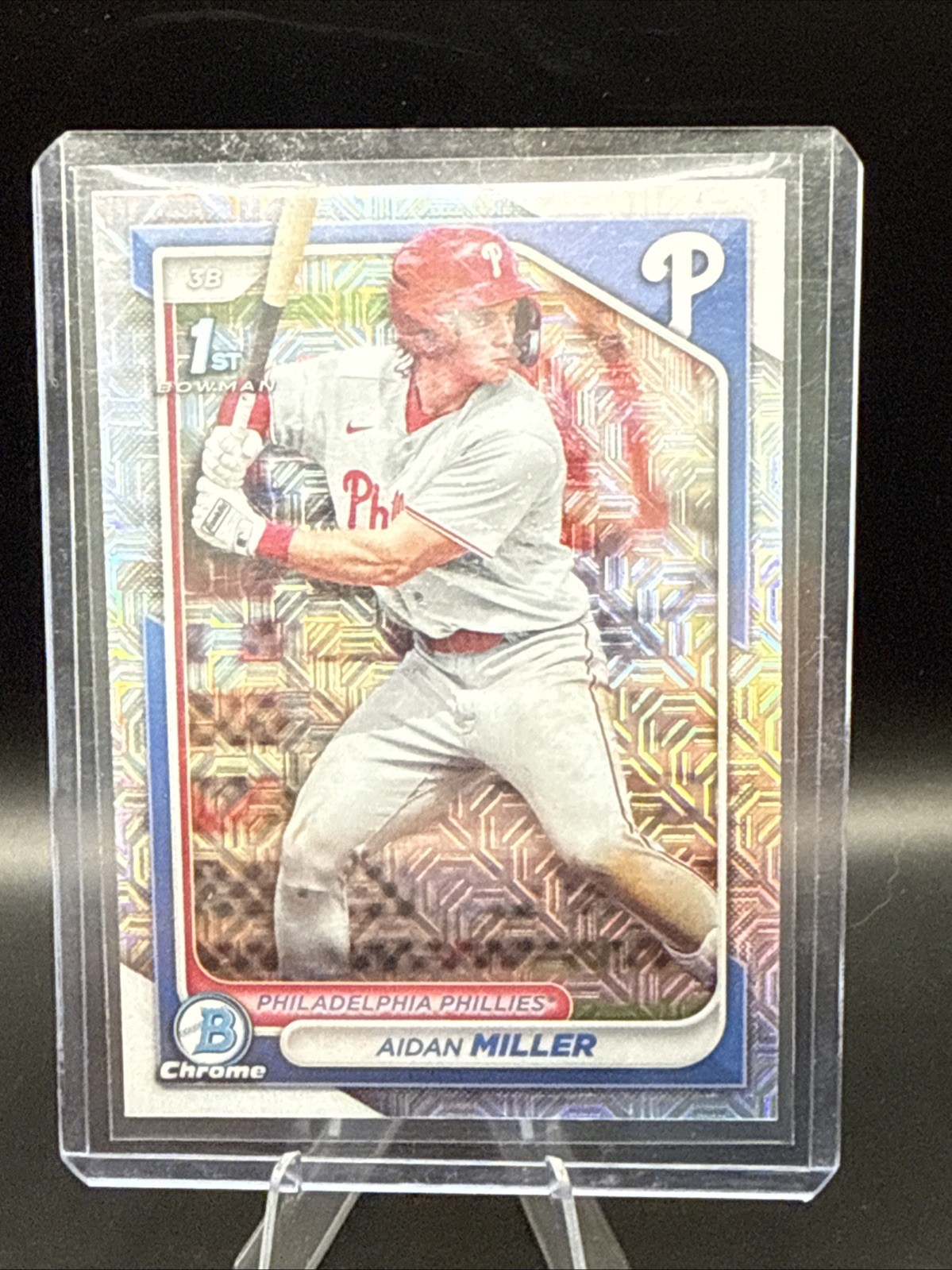 2024 Bowman - Chrome Prospects Aidan Miller #BCP-27 Mini-Diamond Refractor (RC)