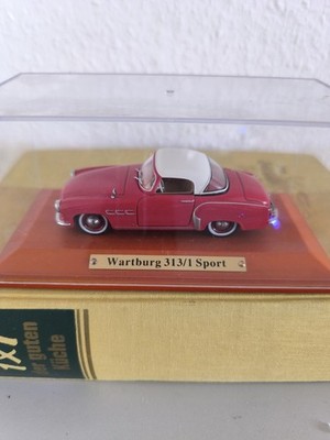  Atlas DDR Collection 1:43 Modell Wartburg 313-1 Sport Gebraucht 
