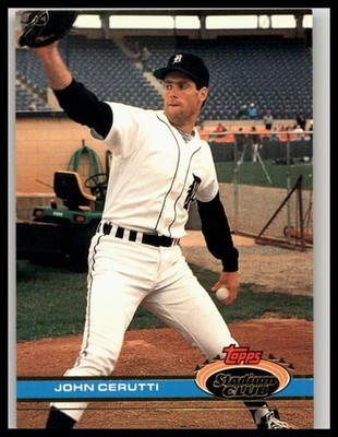 1991 Stadium Club #445 John Cerutti