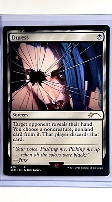 2024 MTG Magic the Gathering Secret Lair Drop Arcane SLD #479 Duress Rare WOTC