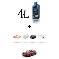Hoffcar Servicekit 4 Filter Und 4L ÖL FüR Vw Jetta Iv (162) 1.6 66Kw Ab 2018