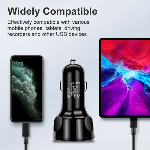 High Quality Car Charger Fast Charger Adapter 12-24V Super Quick Charge - Zdjęcie 4 z 7