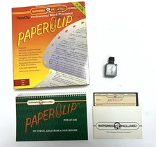 Paperclip Professional Word-Processor for Atari 48K Disk Vintage 1985  BL 1-0107