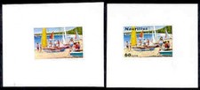 Mauritius 1971 Tourism 60c progressive MASTER PROOFS