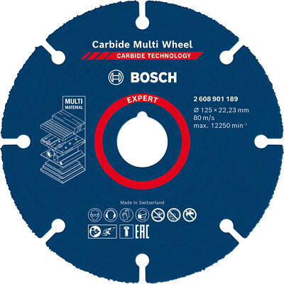 Bosch Expert Hartmetall Multi Trennscheibe 125 mm 1 Stück
