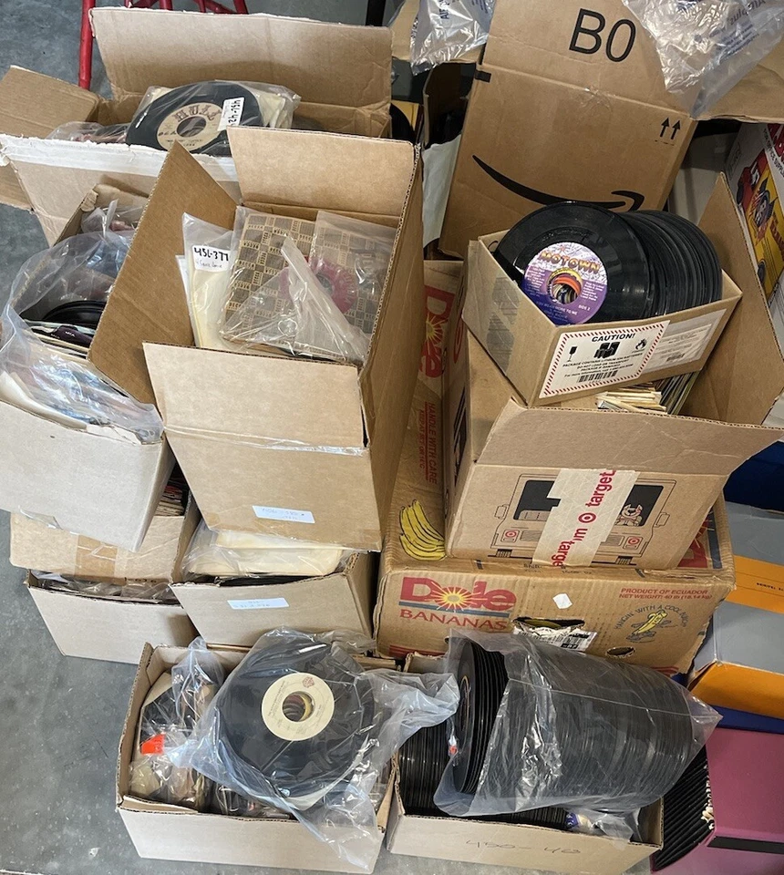 Lot Of 50 Random 45rpm Vinyl Records From Closed Down Record Store! - Image 2 of 4