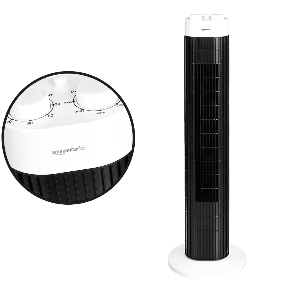 Oscilating Tower Fan 30 Inch Speed and Timer Easy Operation