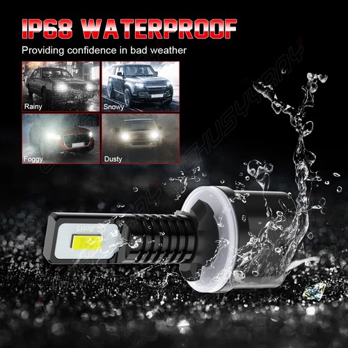 9007+880 LED Headlight High/Low Beam Fog Light Bulbs For Nissan Xterra 2003 2004 - Picture 14 of 19