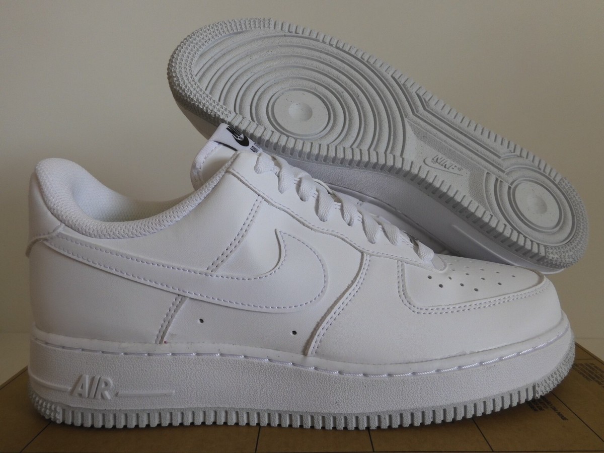 Size 10 - Nike Air Force 1 Move To Zero - Triple White W for