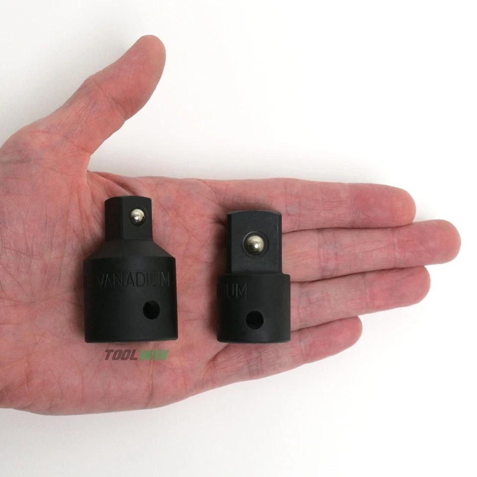 2 pc 3/4" to 1/2 inch Drive Socket Adapter Reducer Set Air Impact Tool - Image 2 of 4