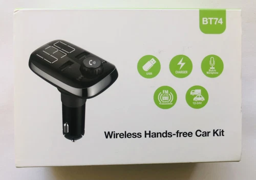Wireless FM Transmitter MP3 Car Radio Adapter Dual USB Charger Car Kit