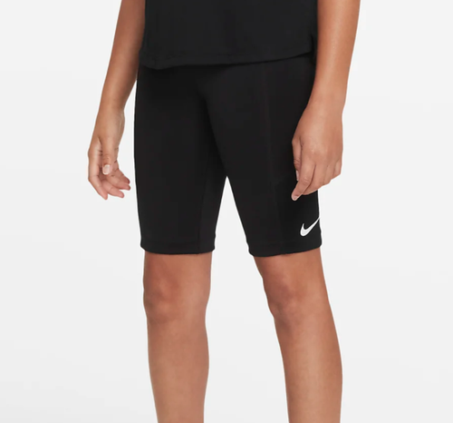 Nike Bike Shorts Youth Girls Dri FIT Trophy 9 Inch Training Black Large or XL - Picture 5 of 5