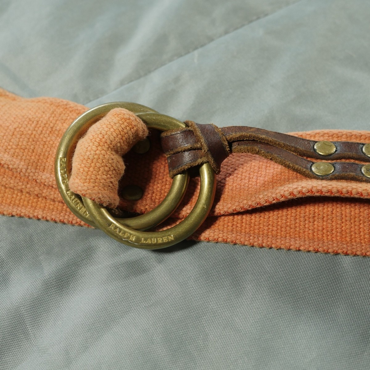 ralph lauren orange belt