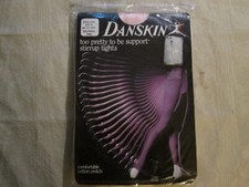 Vintage 1980s Danskin Stirrup Tights Theatrical Pink Size B Style 2212 New
