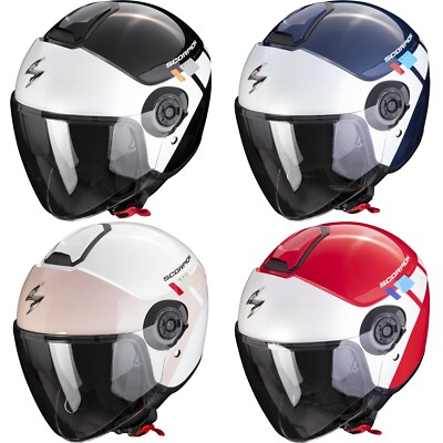 Scorpion Jethelm EXO-City II 2 Mall - Motorrad Helm Urban Roller mit Visier