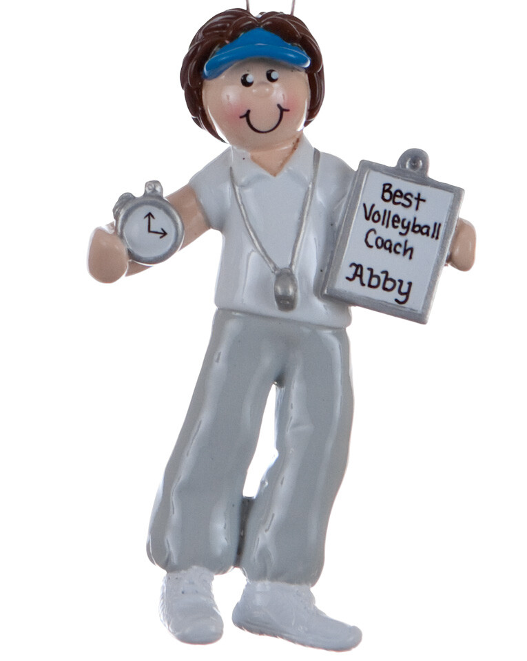 Coach Woman Personalized Christmas Tree Ornament