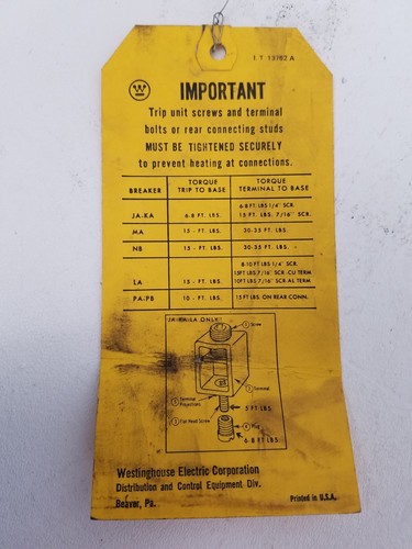 Unidad de viaje Westinghouse HKA3225T 225 amperios *opción al día siguiente* NUEVO EN CAJA - Imagen 8 de 8