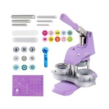 Button Maker Machine Multiple Sizes, 1 1.25 2.25 inch Installation-Free Pin M...
