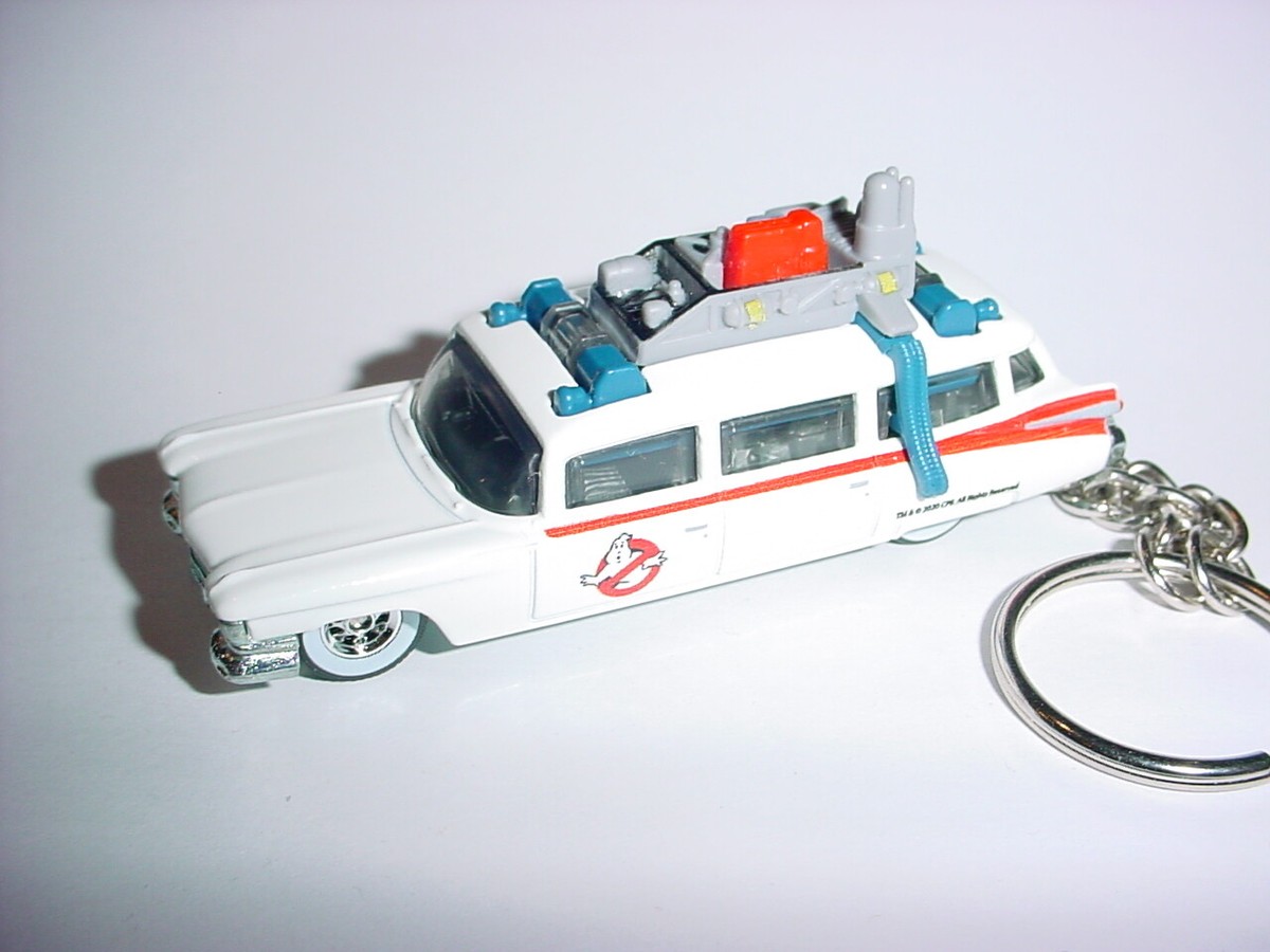 HOT 3D ECTO ONE CUSTOM KEYCHAIN keyring key ring Ghostbuster BLING - Main Image
