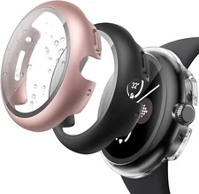 3 Pack Fintie Hard Case for Google Pixel Watch 2/1 Slim Bumper Cover Pixel Watch