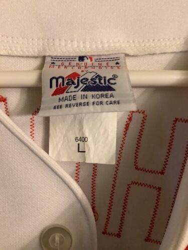 AUTHENTIC MAJESTIC LARGE JIM THOME CLEVELAND INDIANS JERSEY VINTAGE OLD 90s - Picture 5 of 8