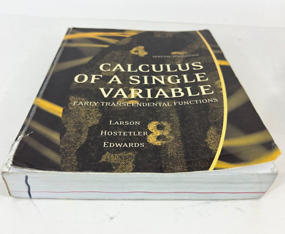 Calculus of a Single Variable Early Transcendental Functions 4th Special Edition