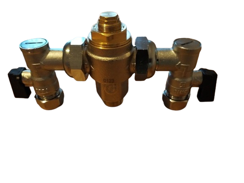 Altecnic Caleffi Merchant Mixing Valve With MX Service Valve 15mm - Picture 9 of 10