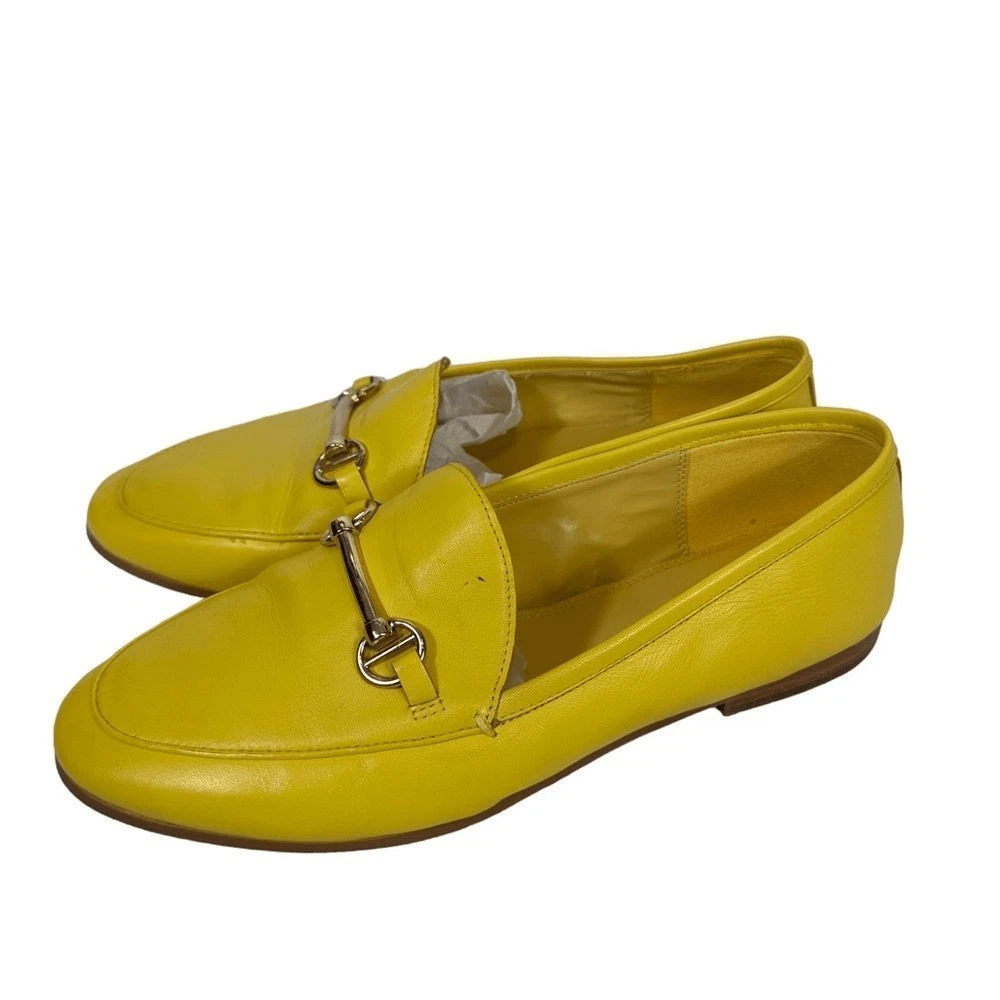 Dune London Guiltt yellow slip on flat shoes size 40 9 eBay