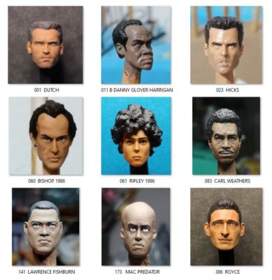 ALIEN VS PREDATOR COLLECTION - Custom resin head sculpt headcast mini YOU CHOOSE
