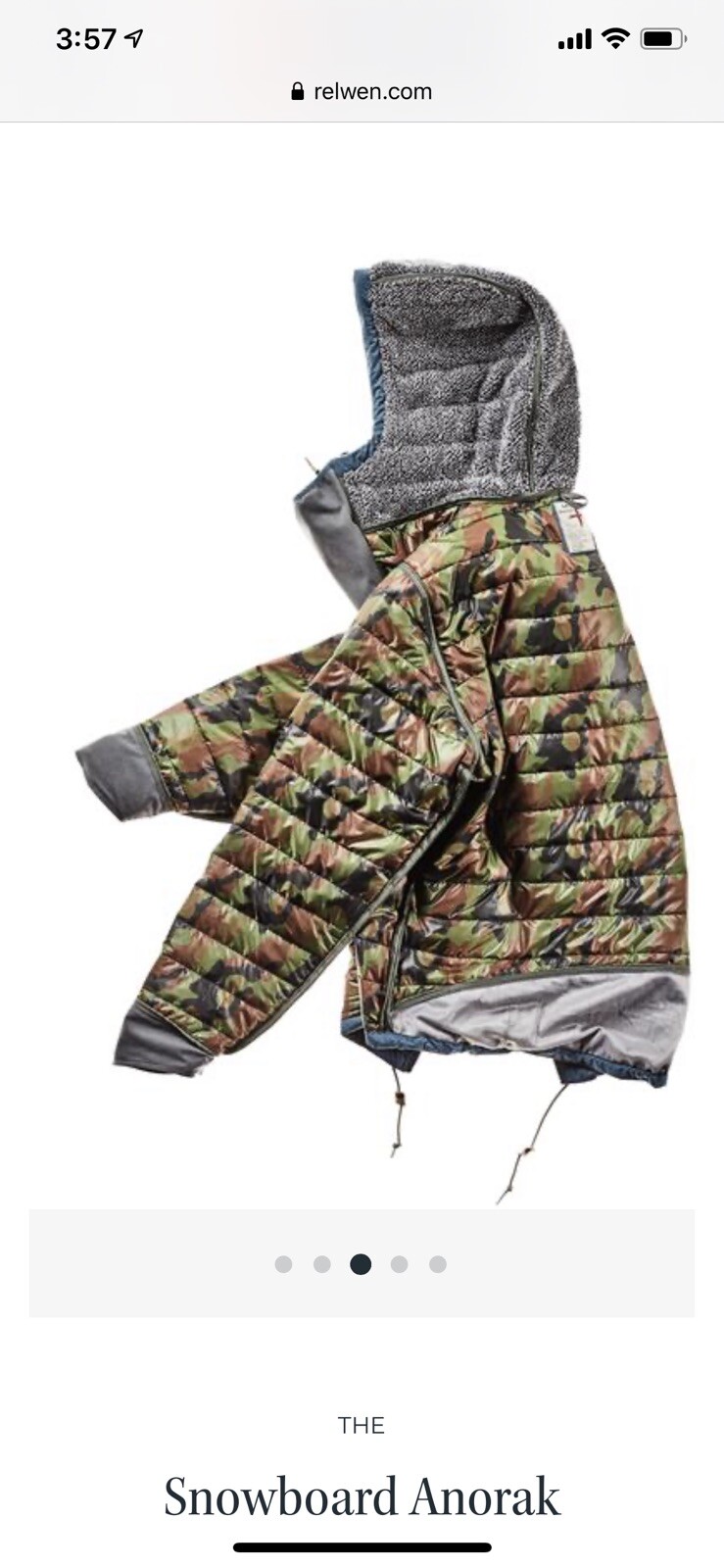 dc rampart anorak snowboard jacket