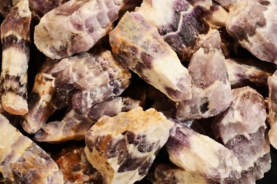 Chevron Amethyst Crystal 2'' 1-3 Oz Natural Chakra Healing Purple Gemstone