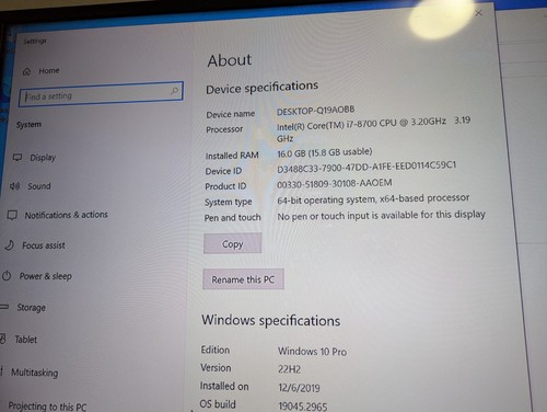 Dell OptiPlex 7060 Micro i7-8700/3.20GHz/16GB DDR4 RAM/512GB SSD/Win 10 Pro - Bild 7 von 7
