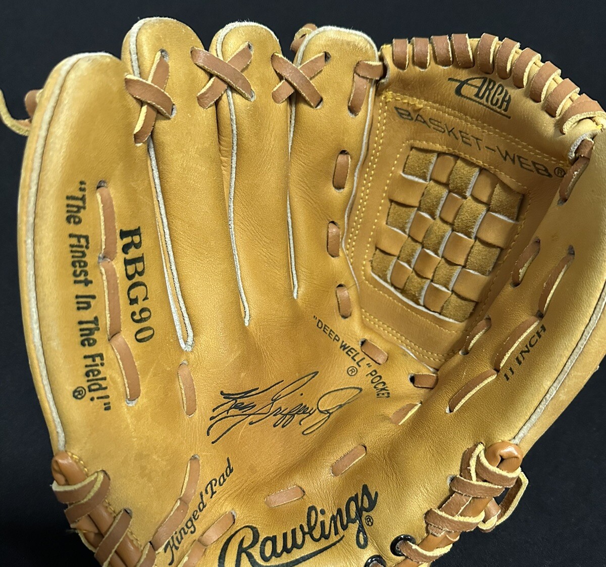 90's Rawlings ローリングス ミニミット　ケングリフィーjr Rawlings RBG 90 Ken Griffey Jr 11