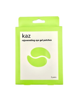 Waxness KAZ Rejuvenating Eye Gel Patches with Caffeine and Extensin, 5 pairs