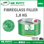 FibreGlass Putty FILLER CAR Body 1,8KG VAN BOAT Bodywork Big dents REPAIR BOLL
