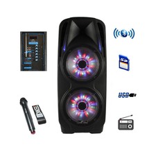 Befree Sound 2x10 Inch Woofer Portable Bluetooth Powered Pa Speaker