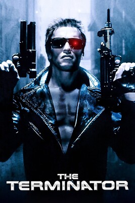 The Terminator 8x12 Metal Movie Poster Sign [A] Arnold Schwarzenegger