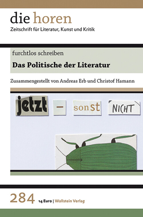 Thumbnail - Furchtlos Schreiben | Das Politische Der Literatur 1 | Andreas Erb (u.