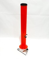 AMERICANPIPES™ 15" STRAIGHT ACRYLIC HOOKAH WATER PIPE WITH POKER MADE IN USA
