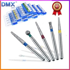 5Pcs DMXDENT Dental FG Diamond Burs for High Speed Handpiece Friction Grip DC