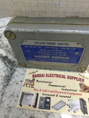 Micro Switch  OP-AR  Splash Proof Limit Switch 480V-AC (50B2